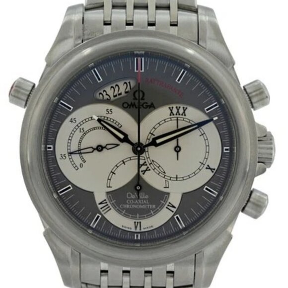 Omega 41mm Men\'s DeVille Co-Axial Rattapante Chronograph Watch- Ref: 4848.40.31! main image 6